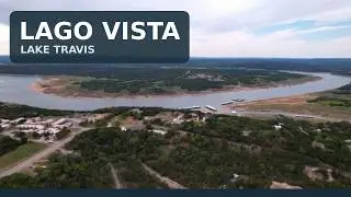 Lago Vista, Texas. Drone Fly-over