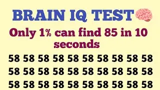 DARE TO SOLVE THIS IQ PUZZLE IN 10 SECONDS 🔥🧠 LIVE 🔴