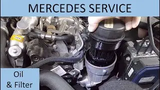 Mercedes Oil and Filter Change ML350 BlueTEC W166 @ 80,000 km