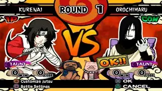 Kurenai VS Orochimaru (INSANE) - Naruto Shippuden Ultimate Ninja 4