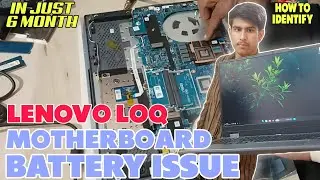 WARNING! ⚠️ Lenovo LOQ DEAD After 6 Months! Motherboard & Battery Issue Explained