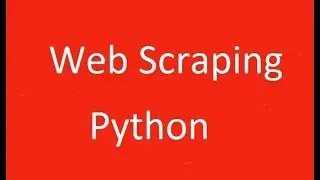 Создание скрапера на Python