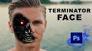 How to Create Terminator Face Effect in Photoshop CC