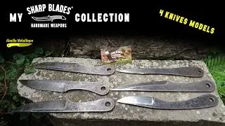 My Sharp Blades - 4 knives models - Instinctive throwing