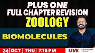 +1 ZOOLOGY CHRISTMAS EXAM | FULL CHAPTER REVISION  | LIVE | MS SOLUTIONS
