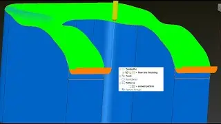 flow line finishing in power mill