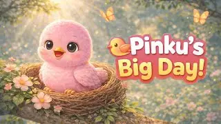 “Pinku’s First Flight 🐦 | A Story About Courage & Love”