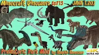 Мод &laquo;Доисторический парк&raquo;: выставка динозавров от Skop56 JAVA 1.20.1 4K60FPS Minecraft Dinosaurs ...