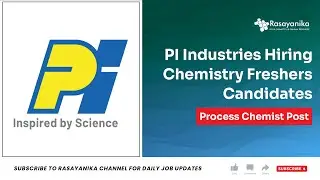 Freshers Job Alert : PI Industries Hiring Chemistry Freshers Candidates &ndash; Apply Online