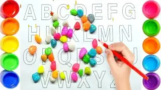 A to Z ABCD Dotted Letters for Kids | Alphabet Tracing | Fun Learning for Preschool Children