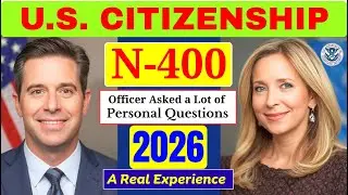 Actual Interview of U.S. citizenship Test, N-400 Naturalization Interview, Small talk #n400 