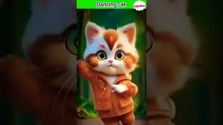 Dancing cat 😺 #pop #youtubeshorts #download #subscribe #cat#ai#viralvideo #popular #cutecat#catlover