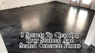 Stained Concrete Floor Cleaner