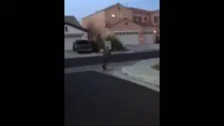 Crash on penny board