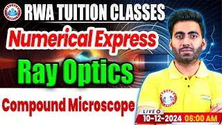 Class 12 Physics Ray Optics | Compound Microscope | 12th Physics Numericals Express