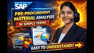 Pre-Procurement Material Analysis in SAP MM | BEST SAP MM Training | Learn with Talentele #sapmm