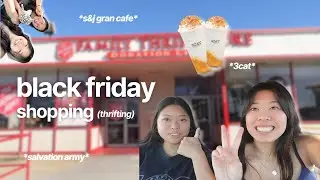 black friday sister hangout 👯&zwj;♀️ | brunch, thrifting, minifigure shopping
