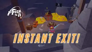 INSTANT ESCAPE TRICK - How to Teleport Out of the Roblox Fish It Pirate Treasure Room