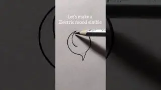 let's make a 🔥electric moon simble 🌙⚡ #art #trending #art #drawing #eletrica #moon #line