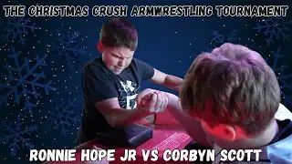 The Christmas Crush Armwrestling Tournament - Ronnie Hope Jr Vs Corbyn Scott 