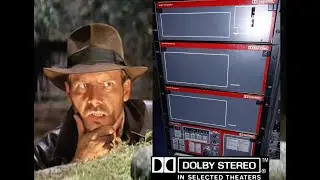 laserdisc  raiders of the lost ark , Dolby Stereo Dolby CP200 THX sound system , JBL