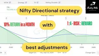 Nifty directional strategy | Ratio spread strategy with adjustment | Best for working people