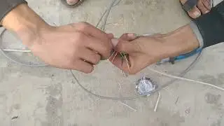 How To Make Very Easy Joint Ethernet Cable |  Joint Internet Cable | Joint Two Broken Ethernet Cable