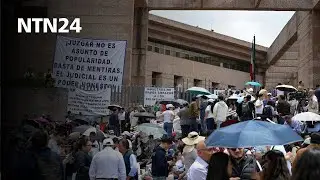 Inici&oacute; huelga indefinida de jueces y magistrados contra la reforma judicial de AMLO