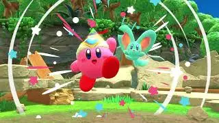Kirby forgotten land  красивая игрушка для детей с родителями!!