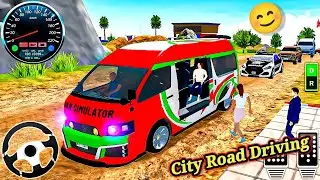 Urban Adventures: Crazy City Van Driving Simulator Gameplay | City Taxi Driver Simulator 2025! 