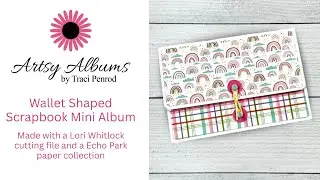 Wallet Shaped Scrapbook Mini Album