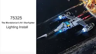 【BX522 Installation Video】BriksMax Light Kit For The Mandalorian's N-1 Starfighter 75325