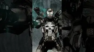 The Punisher Once Wore the War Machine Armor! #shorts #marvel #ironman