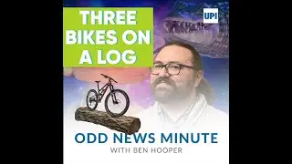 Odds and Ends: Bikes on a log, lost cash returned