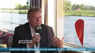 Elbefahrt AktivRegion BM Olaf Schulze am 22.07.21