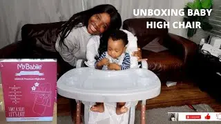 UNBOXING MY BABIIE BABY HIGH CHAIR|ARGOS HIGH CHAIR|ROSE GOLD