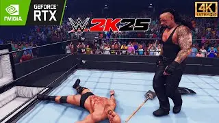 WWE 2K25 - Two Legends. One Casket. Undertaker vs Steve Austin (4K60fps)
