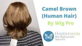 Colour Camel Brown Human Hair by Wig Pro | Shown on Medi Tach Wig