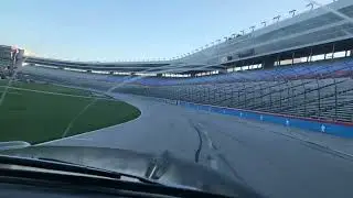 1957 Chevy 3200 does 2 laps at Texas Motor Speedway.