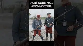 WW1 Brought to Life: French Soldiers Goofing Around in 1914