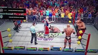 Men's 4 vs 4 tag team match WWE 2k25 Thursday January 1st 2026