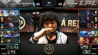 [MSI 2017] SK Telecom T1 vs Team WE Day 5 | Group Stage | LCK vs LPL