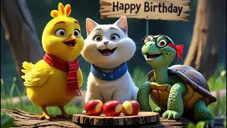 Souffle Tes Bougies avec tes amis🎂✨  Chanson d’Anniversaire Magique pour Enfants Happy birthday song