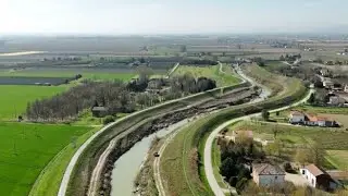 Emilia Romagna, un video mostra come sono stati spesi i soldi per rinforzare gli argini del Lamone