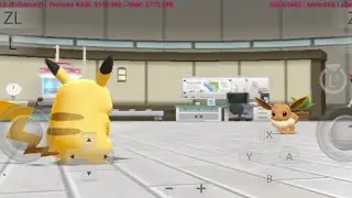 Pokemon Let's Go Pikachu Nintendo Switch Android Battle Gameplay 60FPS (Eden)