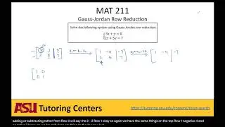 Gauss-Jordan Row Reduction #1