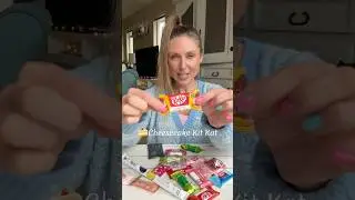 Trying crazy Kit Kat flavours from Japan #kitkat #japanesefood #chocolate #japanesetreat #snacks