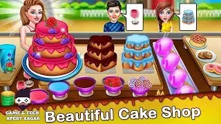 Cake Shop Cafe Pastries & Waffles cooking Game - cooking games 2020 - cake cooking game
