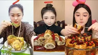 MUKBANG ASMR Eating roasted big bone marrow so yummy