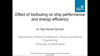 5.2 | Effect of biofouling on ship performance and energy efficiency